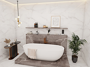 Керамогранит Colortile Onyx Rich Bianco RP-145031 Белый полированный 60x120 см-6