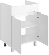 Тумба под раковину DIWO Коломна 60 KOL.T.60/S/W цвет Белый глянцевый-4