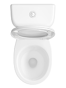 Унитаз компакт DIWO Сочи 0402 цвет Белый с бачком и сиденьем-10