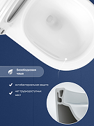 Унитаз компакт STWORKI Вестфолл S08400WH цвет Белый с бачком и сиденьем Микролифт-4