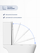 Унитаз компакт STWORKI Вестфолл S08400WH цвет Белый с бачком и сиденьем Микролифт-5