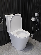 Унитаз компакт STWORKI Вестфолл S08400WH цвет Белый с бачком и сиденьем Микролифт-7