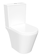 Унитаз компакт STWORKI Вестфолл S08400WH цвет Белый с бачком и сиденьем Микролифт-9