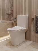 Унитаз компакт STWORKI Олланд S01400WH цвет Белый с бачком и сиденьем Микролифт-7