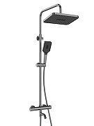 Душевая система STWORKI Готланд S13175GB с термостатом цвет Вороненая сталь-10