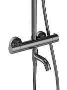 Душевая система STWORKI Готланд S13175GB с термостатом цвет Вороненая сталь-12