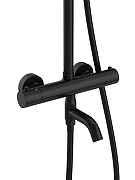 Душевая система STWORKI Готланд S13170BK с термостатом цвет Черный матовый-12