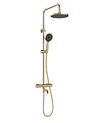 Душевая система STWORKI Готланд S13170GM с термостатом цвет Золото матовое-6