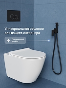 Гигиенический душ со смесителем STWORKI Эстерсунд S35150BK цвет Черный матовый-7