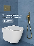 Гигиенический душ со смесителем STWORKI Эстерсунд S35150GM цвет Золото матовое-7