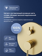 Душевая система STWORKI Эстерсунд S31240GM цвет Золото матовое-2