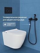 Гигиенический душ со смесителем STWORKI Эстерсунд S31155BK цвет Черный матовый-7