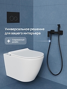 Гигиенический душ со смесителем STWORKI Эстерсунд S35155BK цвет Черный матовый-7