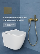 Гигиенический душ со смесителем STWORKI Эстерсунд S35155GM цвет Золото матовое-7