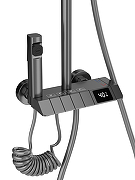 Душевая система DIWO Владимир D01180GB цвет Вороненая сталь-14