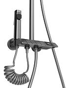 Душевая система DIWO Владимир D01180GB цвет Вороненая сталь-15