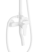 Душевая система DIWO Орёл DW-ORL75WH цвет Белый матовый-12