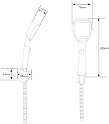 Душевой гарнитур STWORKI Малвик S49195UCR цвет Хром-9