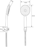 Душевой гарнитур STWORKI Молде S23190MB цвет Черный матовый-8