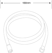 Душевой шланг STWORKI Колдинг S32260BK цвет Черный матовый-6