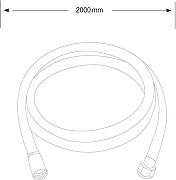 Душевой шланг STWORKI Колдинг S32265GM цвет Золото матовое-5