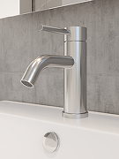 Смеситель для раковины STWORKI Киркенес S45010S цвет Нержавеющая сталь-7