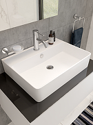 Смеситель для раковины STWORKI Киркенес S45010S цвет Нержавеющая сталь-8