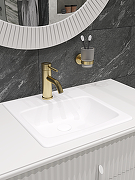 Смеситель для раковины STWORKI Киркенес S45010GM цвет Золото матовое-8