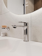 Смеситель для раковины STWORKI Вестфолл S08010CR цвет Хром-7