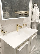 Смеситель для раковины STWORKI Вестфолл S08010GM цвет Золото матовое-8