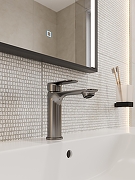 Смеситель для раковины STWORKI Вестфолл S08010GB цвет Вороненая сталь-7