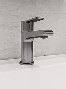 Смеситель для раковины STWORKI Дублин S41010GB цвет Вороненая сталь-7