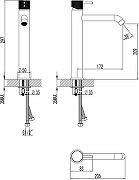 Смеситель для раковины STWORKI Стокгольм S36020GB цвет Вороненая сталь-11