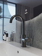 Смеситель для раковины STWORKI Стокгольм S36015GB цвет Вороненая сталь-7