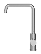 Смеситель для кухни Domaci Ливорно D8652S цвет Нержавеющая сталь-10