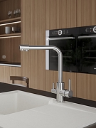 Смеситель для кухни Domaci Ливорно D8672CR цвет Хром-9