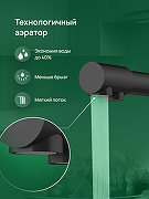 Смеситель для кухни Domaci Ливорно D8672MB цвет Черный матовый-5