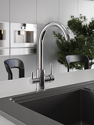 Смеситель для кухни Domaci Ливорно D8662CR цвет Хром-9