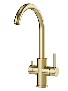 Смеситель для кухни Domaci Ливорно D8662GM цвет Золото матовое-10