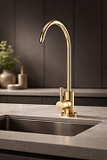 Кран для одного типа воды STWORKI Эстерсунд S31090GM цвет Золото матовое-6