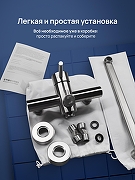 Смеситель для ванны STWORKI Киркенес S45115S универсальный цвет Нержавеющая сталь-5