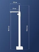 Смеситель для ванны STWORKI Карлстад S35130WH цвет Белый матовый-9