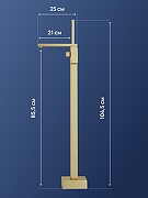 Смеситель для ванны STWORKI Карлстад S35130GM цвет Золото матовое-9