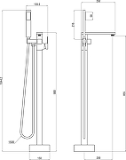 Смеситель для ванны STWORKI Карлстад S35130GM цвет Золото матовое-14