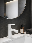 Смеситель для раковины DIWO Тула DW-TU03WH цвет Белый матовый-7