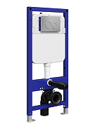 Инсталляция STWORKI Хельсинки S33500CR с клавишей смыва цвет Хром-6