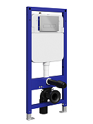 Инсталляция STWORKI Кронборг S28500CR с клавишей смыва цвет Хром-7