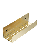 Металлическая полка STWORKI Стокгольм S36375GM цвет Золото матовое-9