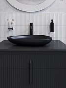 Дозатор для жидкого мыла STWORKI Киркенес S45320BK цвет Черный матовый-6