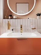 Дозатор для жидкого мыла STWORKI Киркенес S45320GM цвет Золото матовое-6